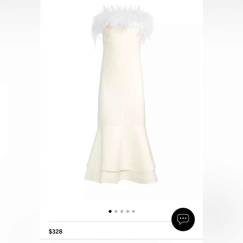 Likely Feather Midi Aurora Dress